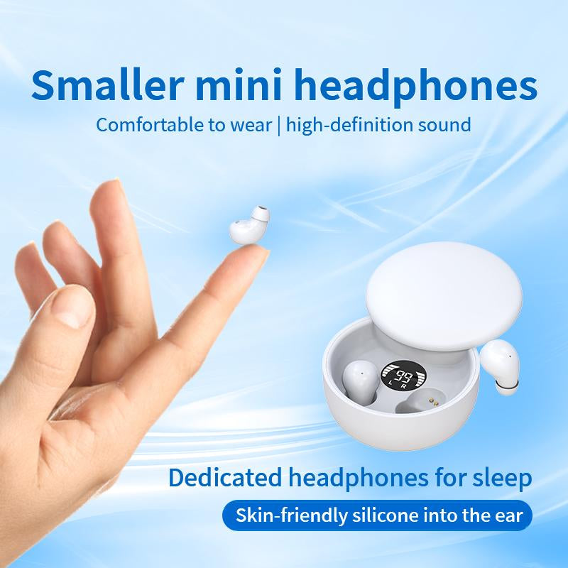 Mini Invisible Headphones Bluetooth 5.4 True Wireless In-Ear Earphones Sport Audio Earbud Audifonos Bluetooth Wireless Headphones Noise Cancelling Headphones Gamingheadset