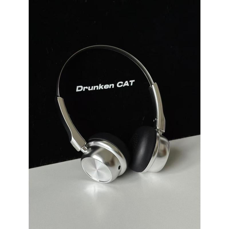 Noise Cancelling Headphone Vintage Revival Over-Ear Headphones - Steampunk Chrome Accents & Modern Bluetooth 5.4, All-Day Battery Wireless Overear Headset , Dark Academic Fashion Statemen Audio Audio Technica Music Lovers Gift Multi-Platform Gaming Gym