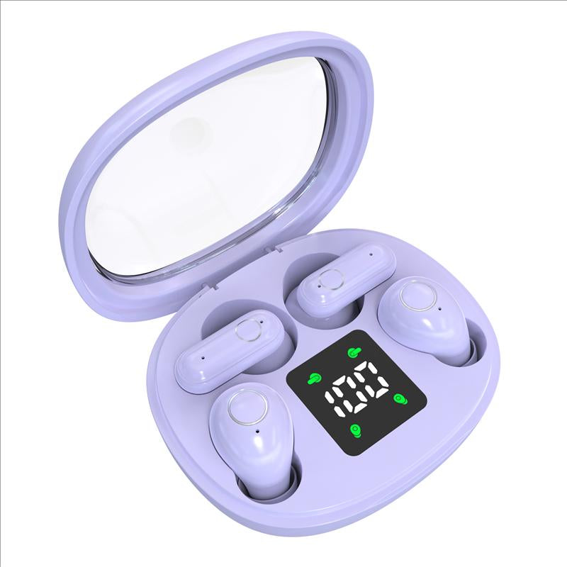 Wireless Bluetooth Headphones,Tiny Size Invisible Earbuds,Waterproof Headsets,With Mic,Sleep and Sports Earphones Set, 2 Pairs, Mini and Short Handle Design,For Work Sport Sleeping