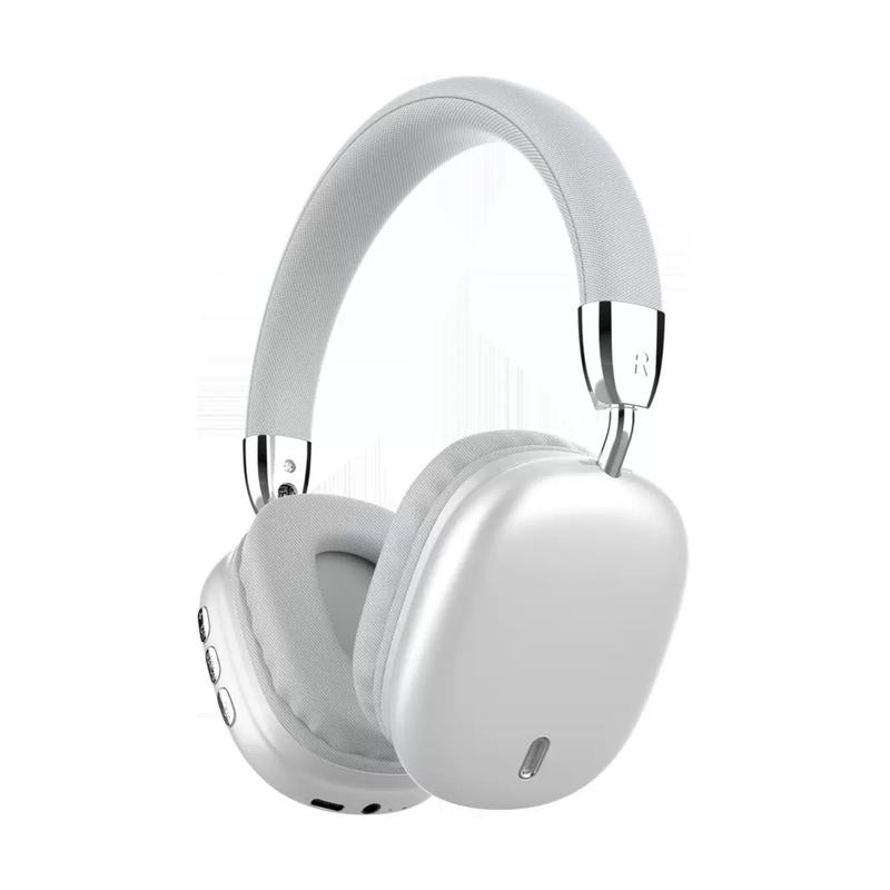 Wireless Bluetooth Headphones with High-Resolution Audio, Foldable and Lightweight Design, Deep Bass, Long-Lasting Earphones, Immersive Bass, USB-C Charging Port, Hifi Stereo, for Work, Gaming, Sports