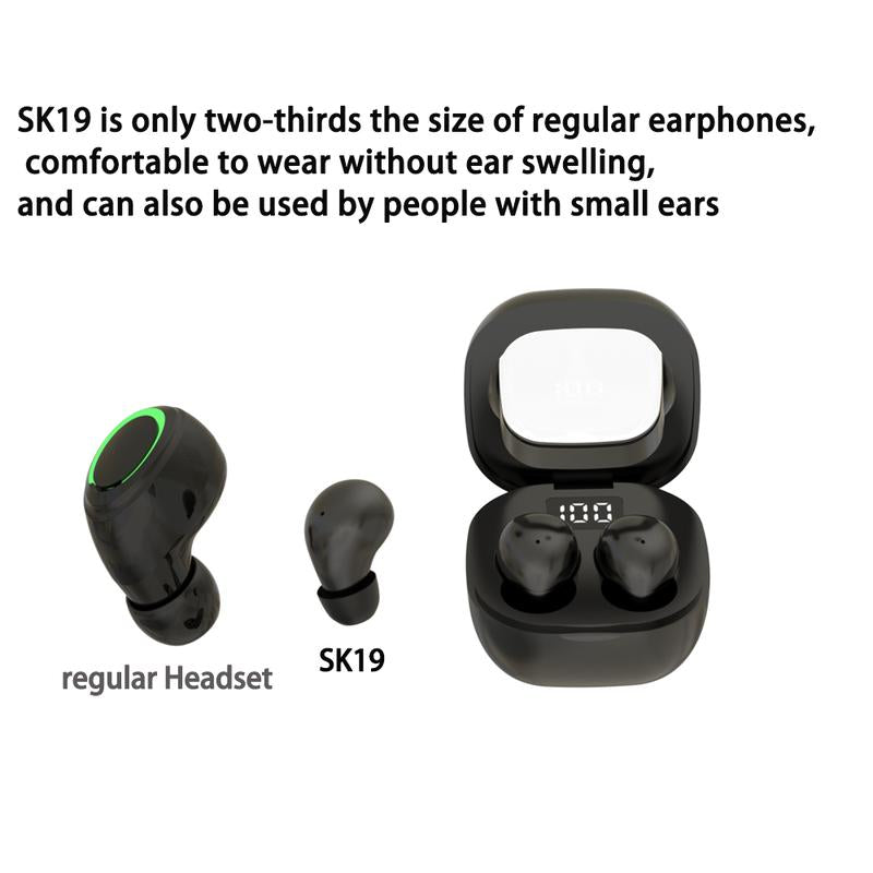 Wireless Smallest Invisible Earbuds for Sleep Ultra Small Hidden Earphones Ear Buds for Small Ear Bluetooth Mini Invisible Sleep Noise Cancelling Earbuds for Side Sleepers Hidden Headphones for Work All-Day Wear