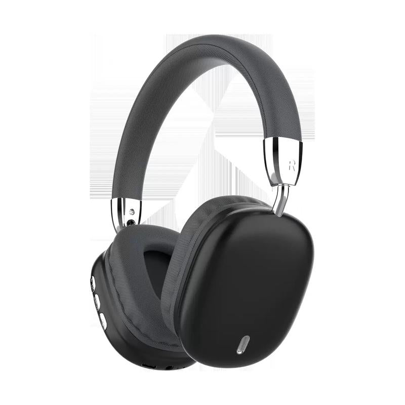 Wireless Bluetooth Headphones with High-Resolution Audio, Foldable and Lightweight Design, Deep Bass, Long-Lasting Earphones, Immersive Bass, USB-C Charging Port, Hifi Stereo, for Work, Gaming, Sports