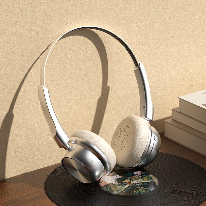Noise Cancelling Headphone Vintage Revival Over-Ear Headphones - Steampunk Chrome Accents & Modern Bluetooth 5.4, All-Day Battery Wireless Overear Headset , Dark Academic Fashion Statemen Audio Audio Technica Music Lovers Gift Multi-Platform Gaming Gym