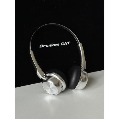Noise Cancelling Headphone Vintage Revival Over-Ear Headphones - Steampunk Chrome Accents & Modern Bluetooth 5.4, All-Day Battery Wireless Overear Headset , Dark Academic Fashion Statemen Audio Audio Technica Music Lovers Gift Multi-Platform Gaming Gym