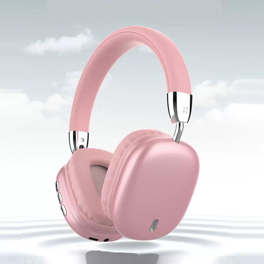 Wireless Bluetooth Headphones with High-Resolution Audio, Foldable and Lightweight Design, Deep Bass, Long-Lasting Earphones, Immersive Bass, USB-C Charging Port, Hifi Stereo, for Work, Gaming, Sports